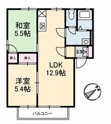 矢野駅 徒歩23分 2階の物件間取画像